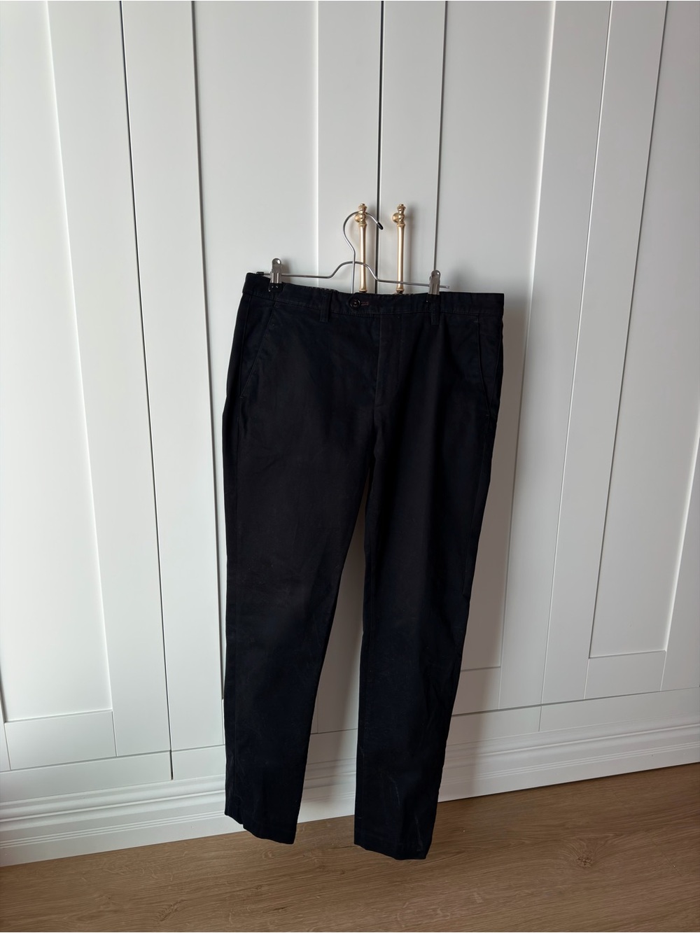 Men's Ted Baker Black Slim Chino Pants